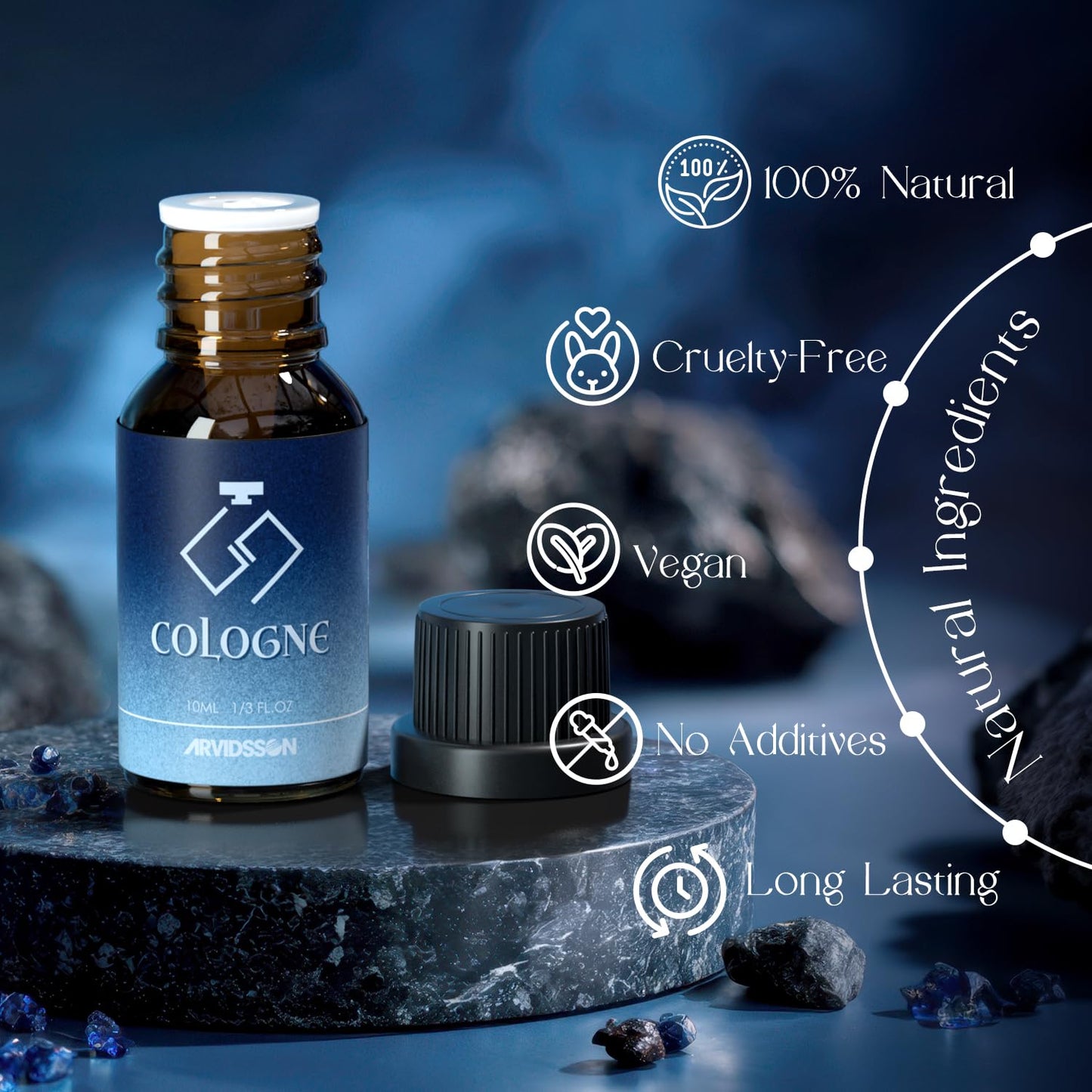ARVIDSSON Cologne Fragrance Oils Set – Diffuser Oils for Candles & Soap