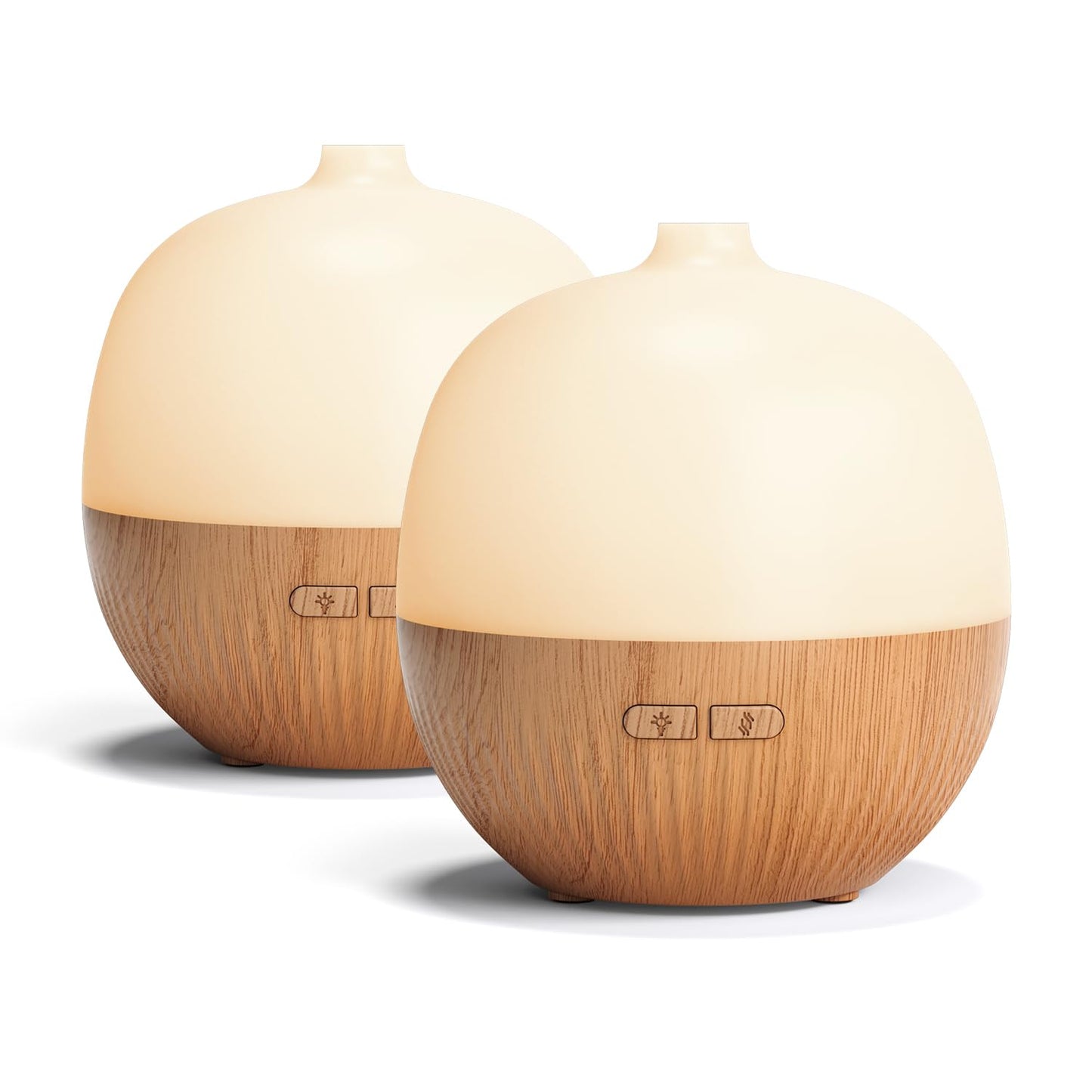 ARVIDSSON 2 Pack Essential Oil Diffuser – 100ml Ultrasonic Diffuser with Mood Light