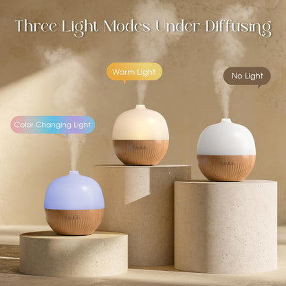 ARVIDSSON 2 Pack Essential Oil Diffuser – 100ml Ultrasonic Diffuser with Mood Light