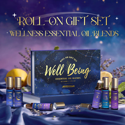 ARVIDSSON Essential Oils Roll On Set | Natural Aromatherapy