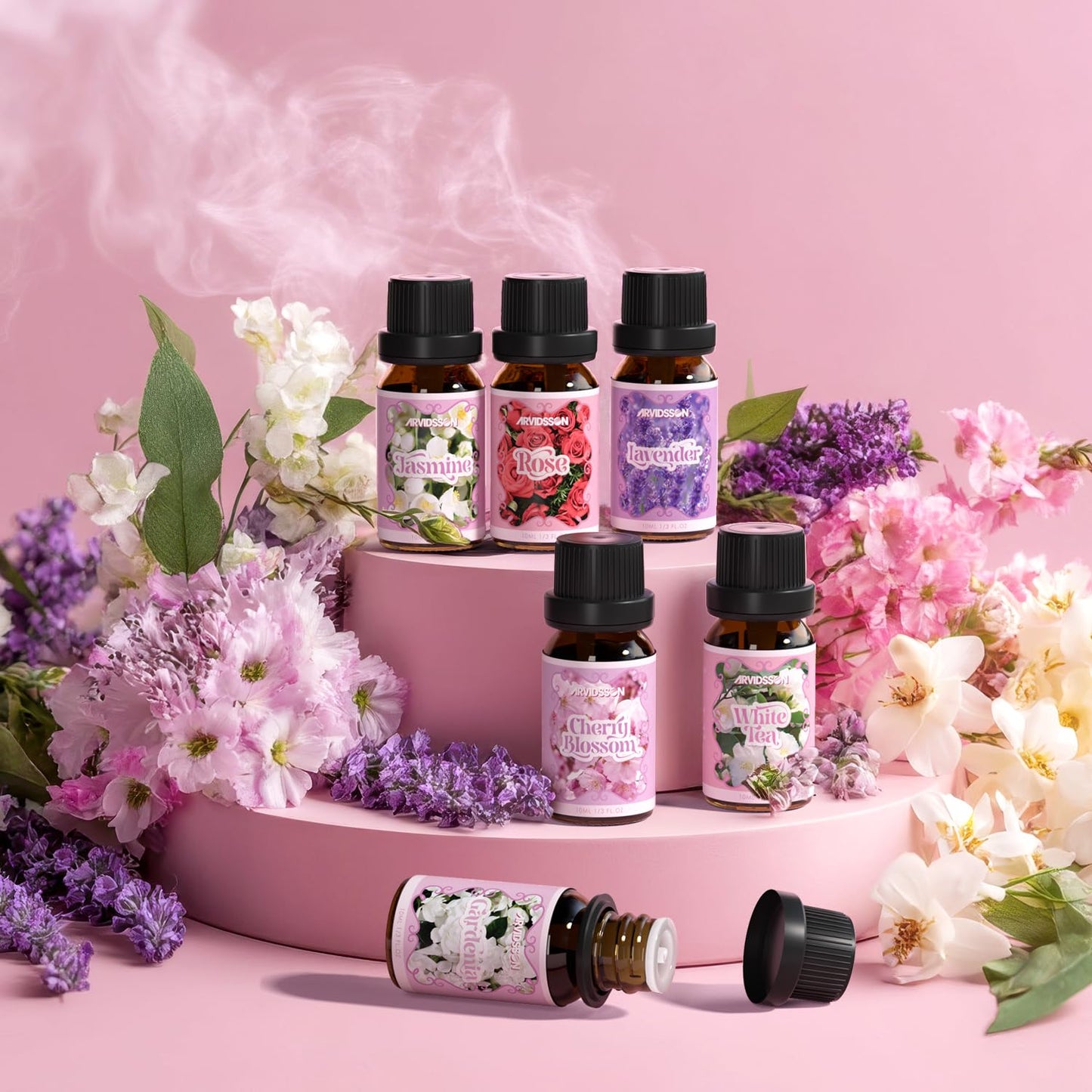 ARVIDSSON Floral Essential Oils – Lavender, Jasmine, Rose & More