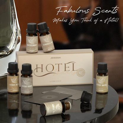 ARVIDSSON Hotel Diffuser Oils Gift Set | Luxury Hotel Scent Oils for Diffusers – Jasmine & Mint, White Tea, Citrus Bliss