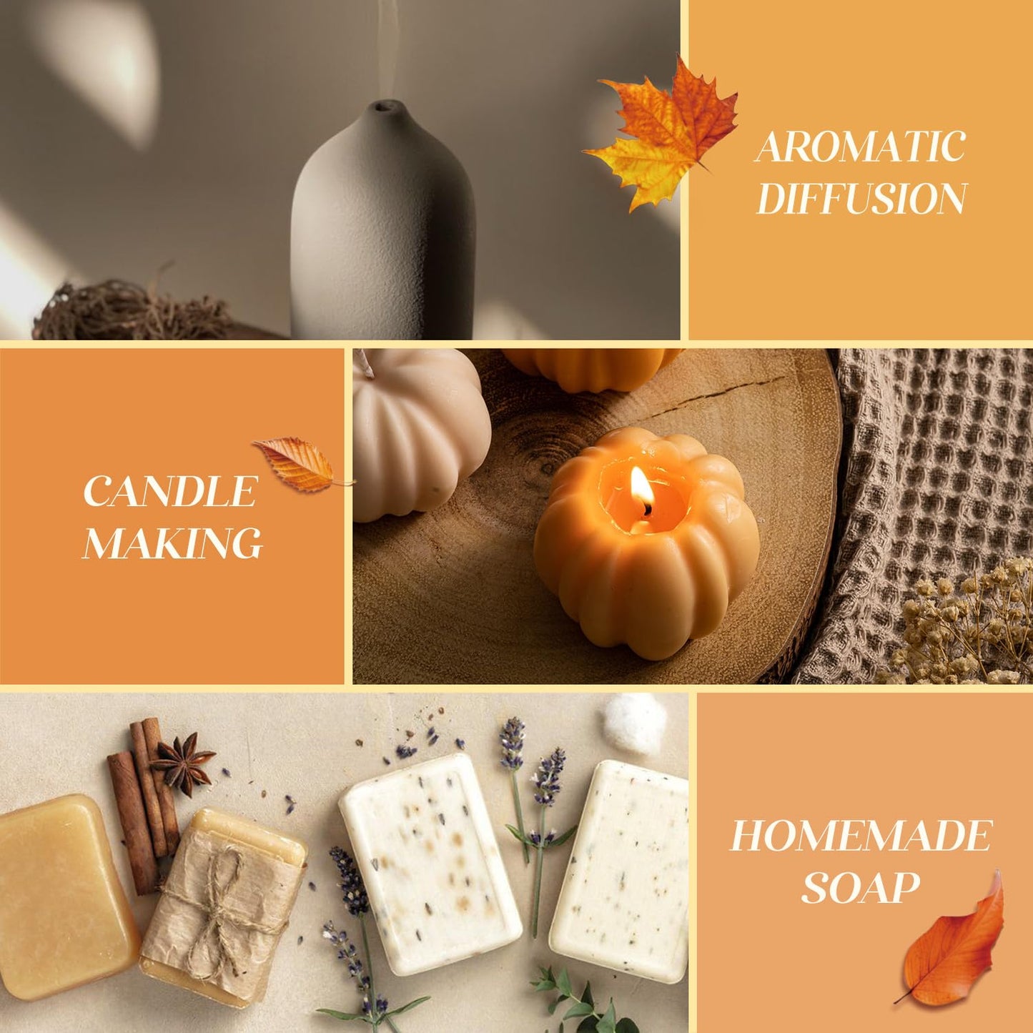 ARVIDSSON Spiced Cider Fragrance Oil 4 Fl Oz | Natural Autumn Aromas