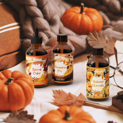 ARVIDSSON Spiced Cider Fragrance Oil 4 Fl Oz | Natural Autumn Aromas