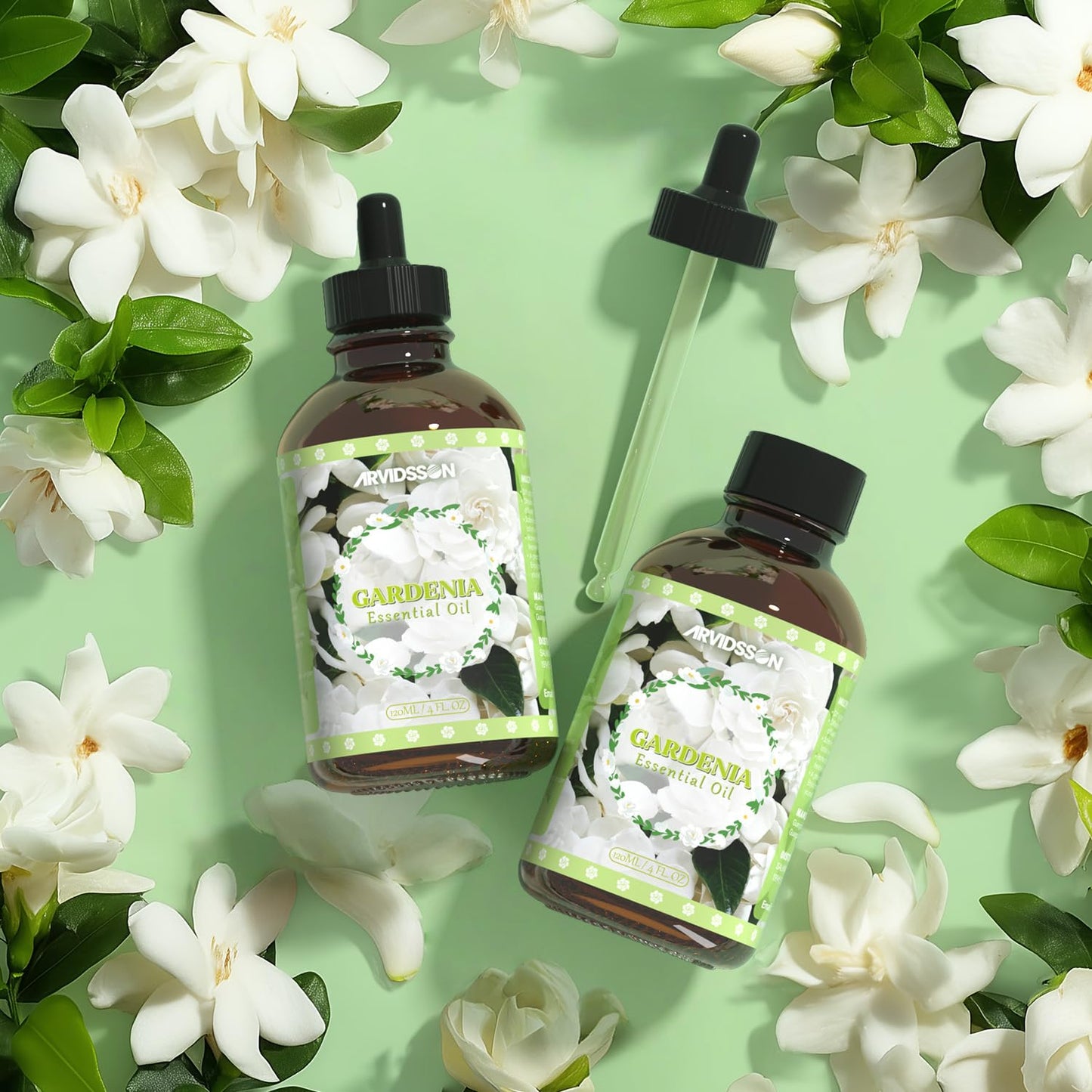 ARVIDSSON Gardenia Essential Oil 4 oz (120 ml) – Pure & Natural