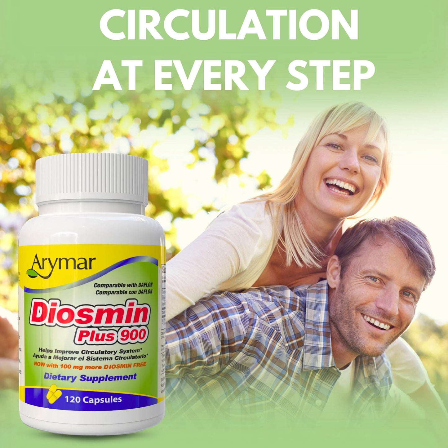 Arymar Diosmin Plus 900 – Circulatory System Support | 60 Capsules