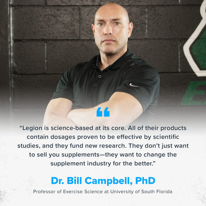LEGION Ascend Nootropic | All-Natural Brain Support + Alpha-GPC