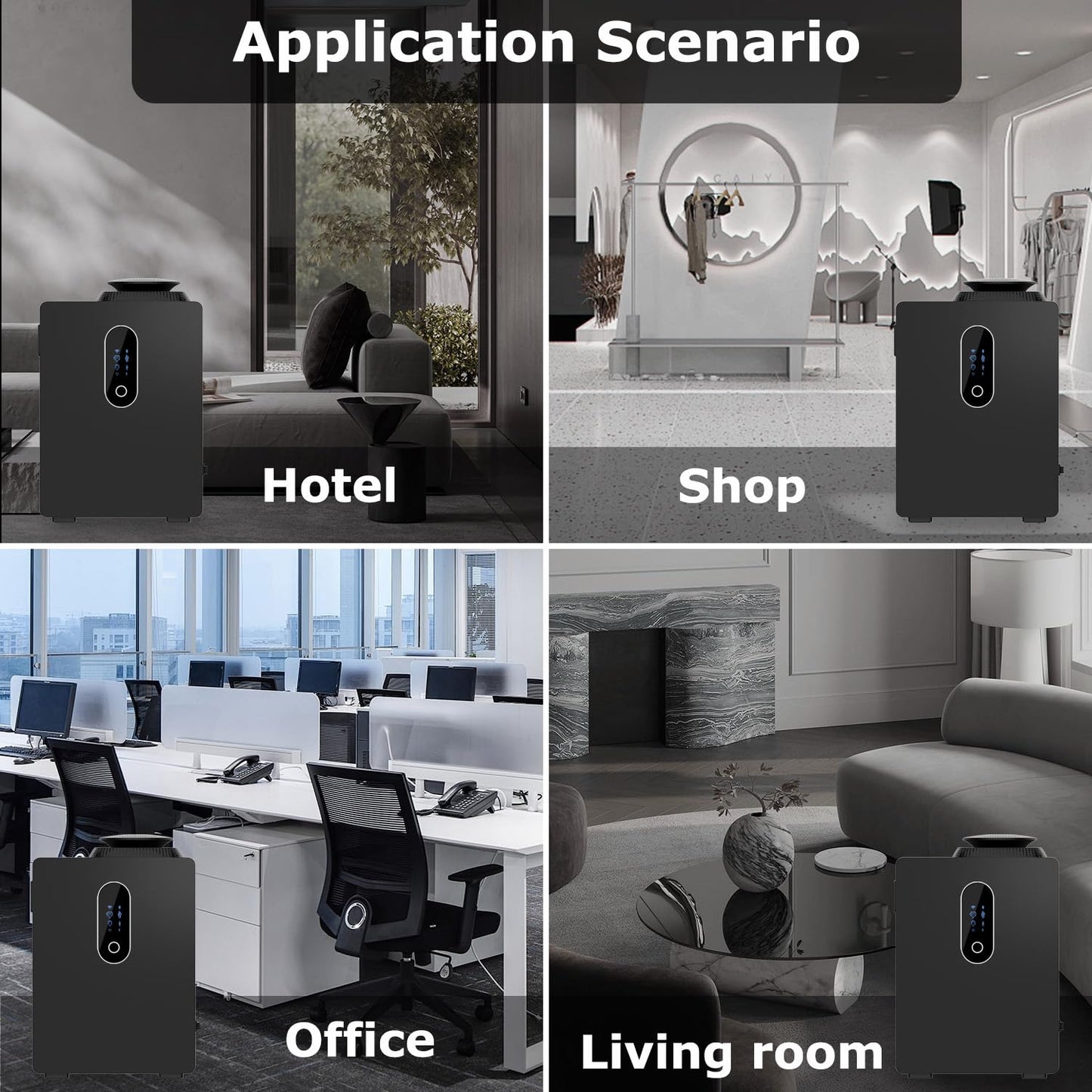 2025 Upgraded HVAC Scent Diffuser – 6000 Sq Ft, WiFi Control, 1000ml