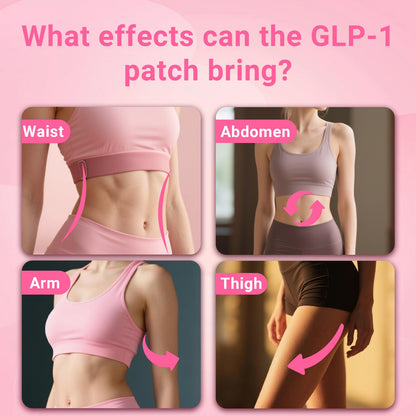 ASDF Cutra GLP-1 Patches for Women and Men – Berberine, L-Glutamine & Cinnamon | 30 Patches