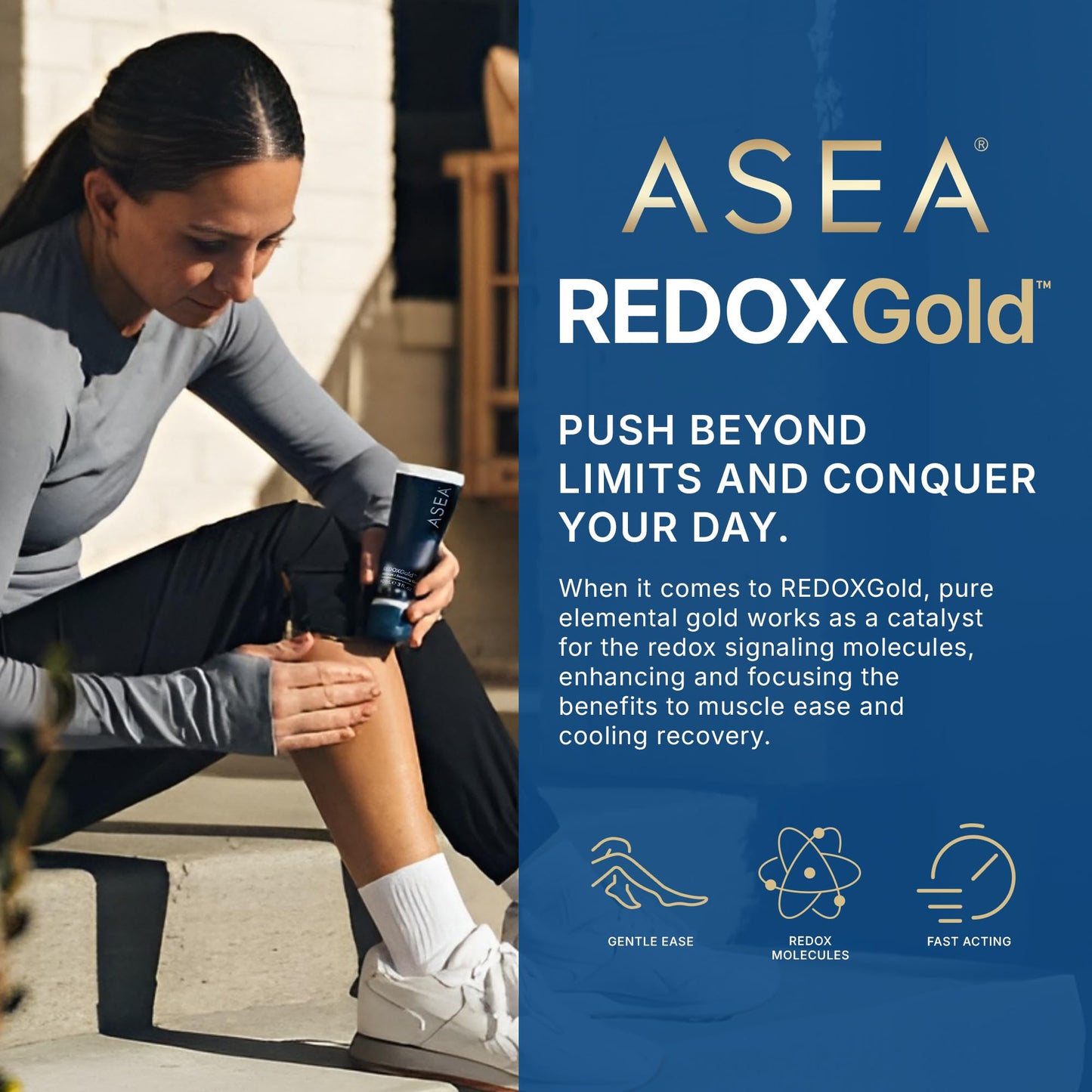 ASEA REDOXGold Fast-Acting Gel for Soothing Support & Recovery (90 ml)