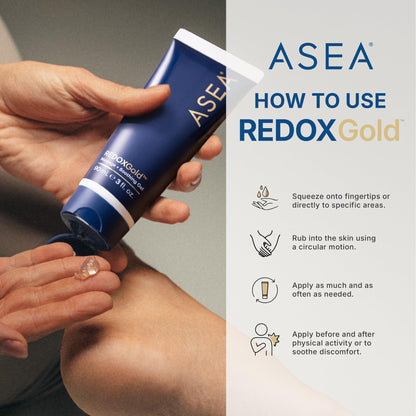 ASEA REDOXGold Fast-Acting Gel for Soothing Support & Recovery (90 ml)