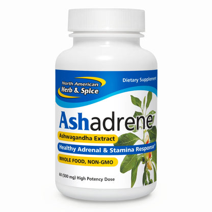 NORTH AMERICAN HERB & SPICE Ashadrene 60 Caps | Herbal Dietary Supplement