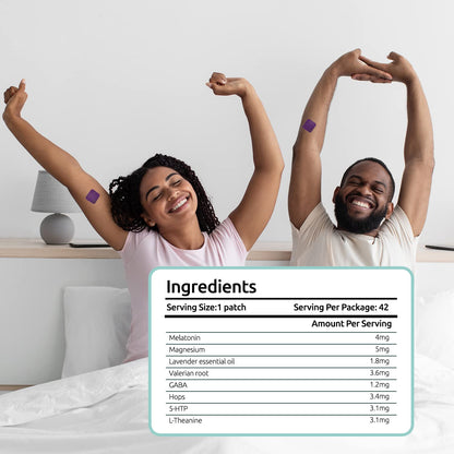 Ashania Sleep Patches for Adults – Upgraded 42-Count Set | Easy to Apply