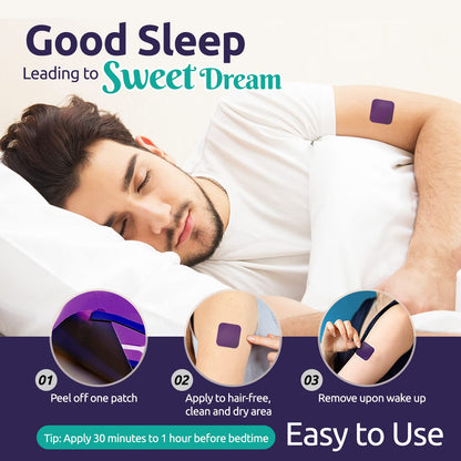 Ashania Sleep Patches for Adults – Upgraded 42-Count Set | Easy to Apply