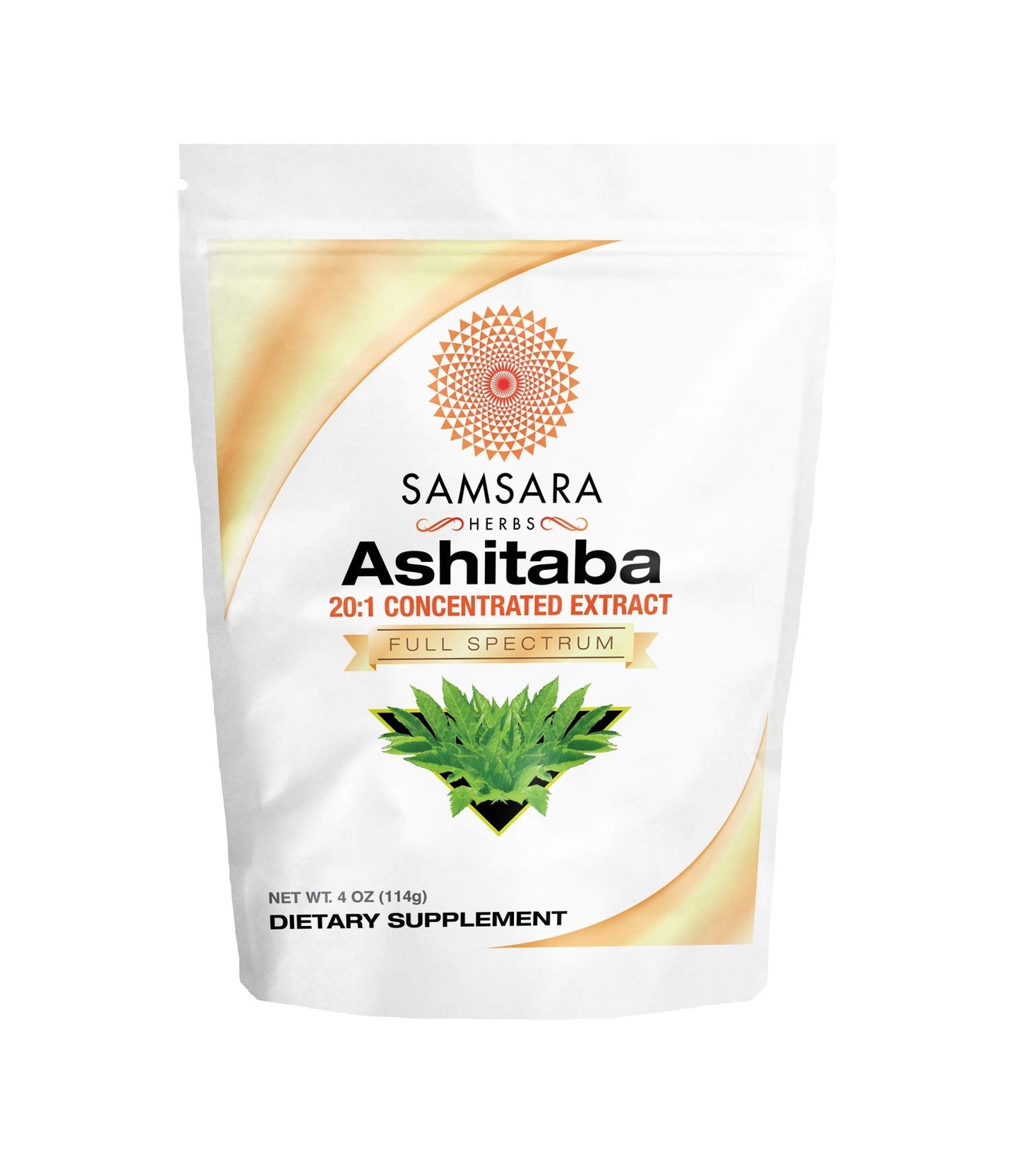 Samsara Herbs Ashitaba Extract Powder 20:1 Concentrated (4oz/114g) – Non-GMO