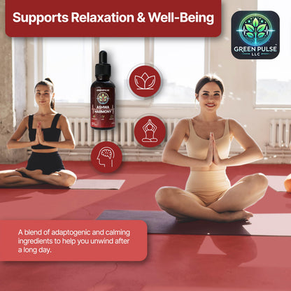 GREENPULSE Ashwa Harmony – Adaptogenic Ashwagandha, GABA & Magnesium Glycinate | 4 fl oz