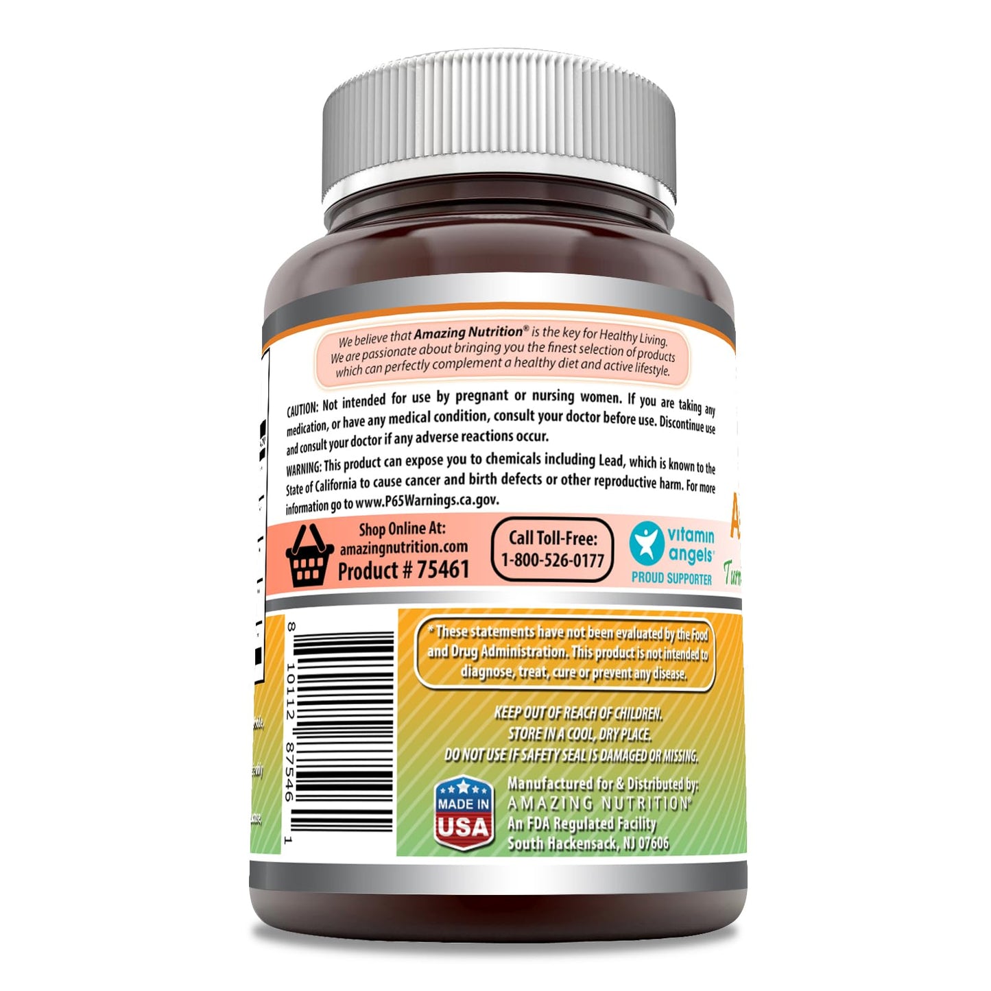 Amazing Formulas Ashwagandha – 5200 mg/Serving | 120 Veggie Caps | USA Made
