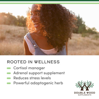 Ashwagandha Organic Drops 1200mg (60 Servings) – Stress Relief | Double Wood