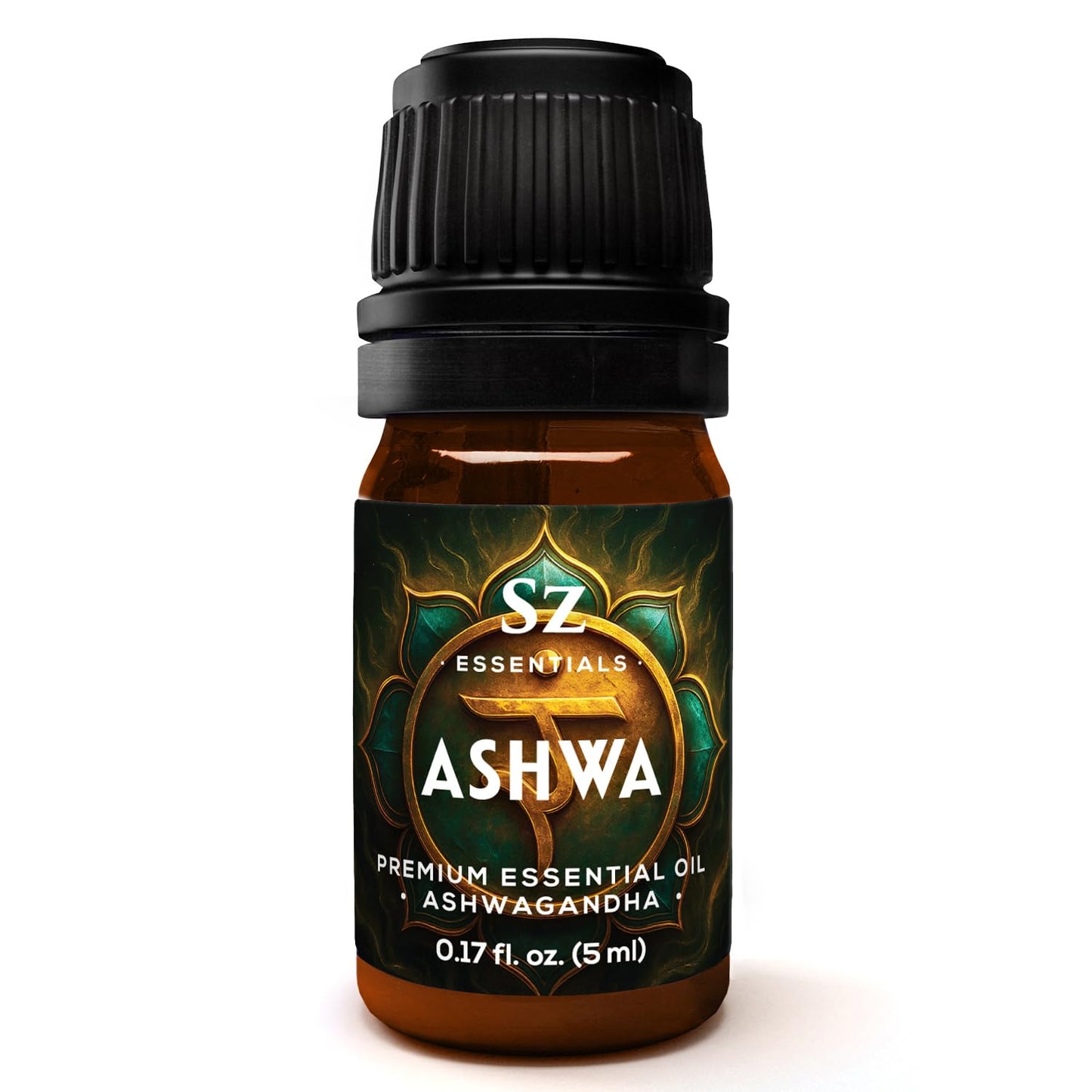 SZ Essentials Ashwagandha Essential Oil – 100% Pure & Natural (0.17oz)