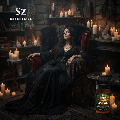 SZ Essentials Ashwagandha Essential Oil – 100% Pure & Natural (0.17oz)
