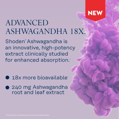 SOLARAY Ashwagandha 18X Absorption – 240 mg, Mood & Stress Support, Vegan