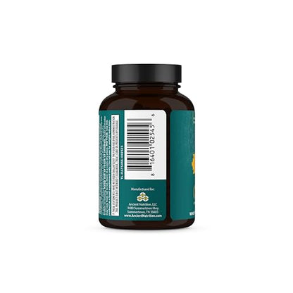 Ancient Nutrition Ashwagandha Tablets – Stress Relief, Energy, Mental Clarity, 30 Capsules (Paleo & Keto Friendly)