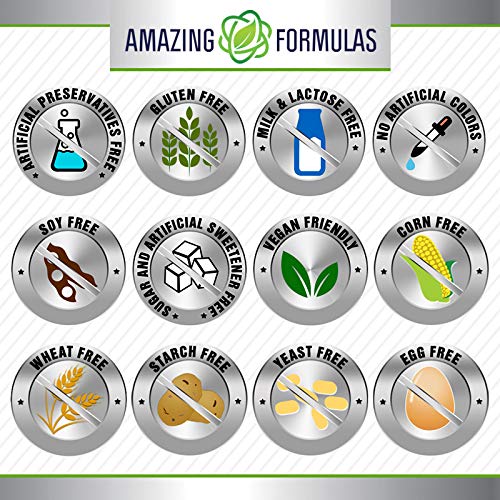 Amazing Formulas Ashwagandha – 5200 mg/Serving | 120 Veggie Caps | USA Made