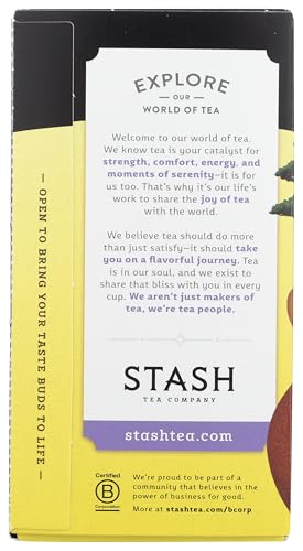 Asian Pear Harmony Green Tea Stash Tea 18 Bag – Light Japanese Green Tea with Asian Pear
