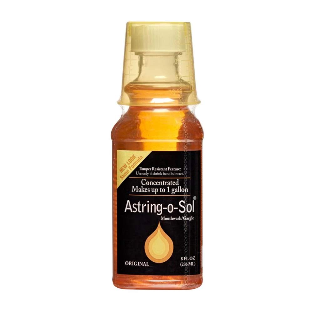 Astring-O-Sol Concentrated Mouthwash/Gargle, Original 8 oz – Pack of 4