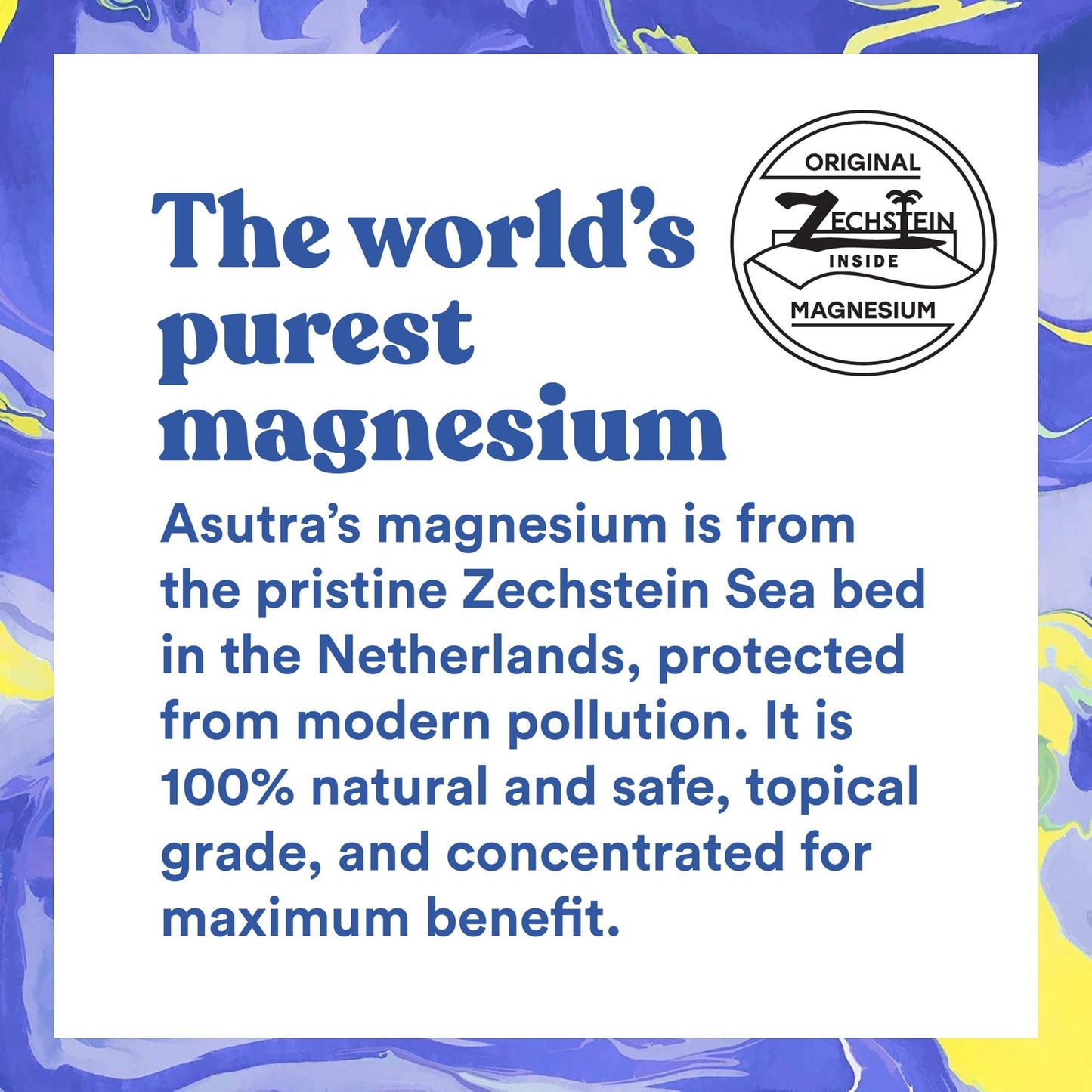 ASUTRA Magnesium Chloride Bath Flakes 4 lbs | Relaxing Foot & Body Soaks