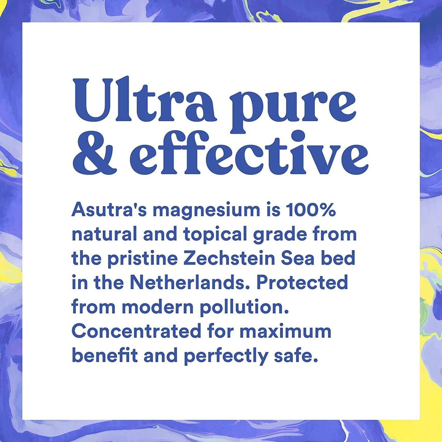 ASUTRA Magnesium Chloride Bath Flakes 4 lbs | Relaxing Foot & Body Soaks