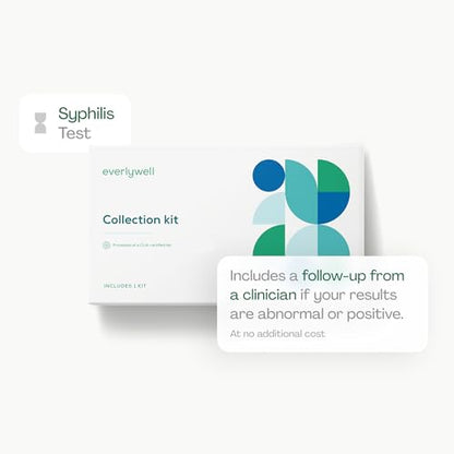 Everlywell Syphilis Test - At-Home Kit | CLIA-Certified Labs | 18+