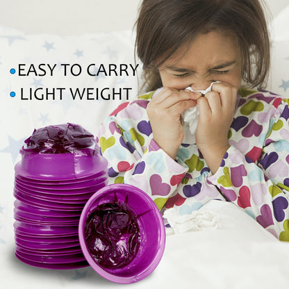 ATDAWN 50 Pack Emesis Bags – Disposable Vomit Bags for Travel & Car Sickness (Purple)