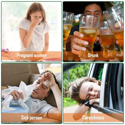 ATDAWN 50 Pack Emesis Bags – Disposable Vomit Bags for Travel, Car & Aircraft