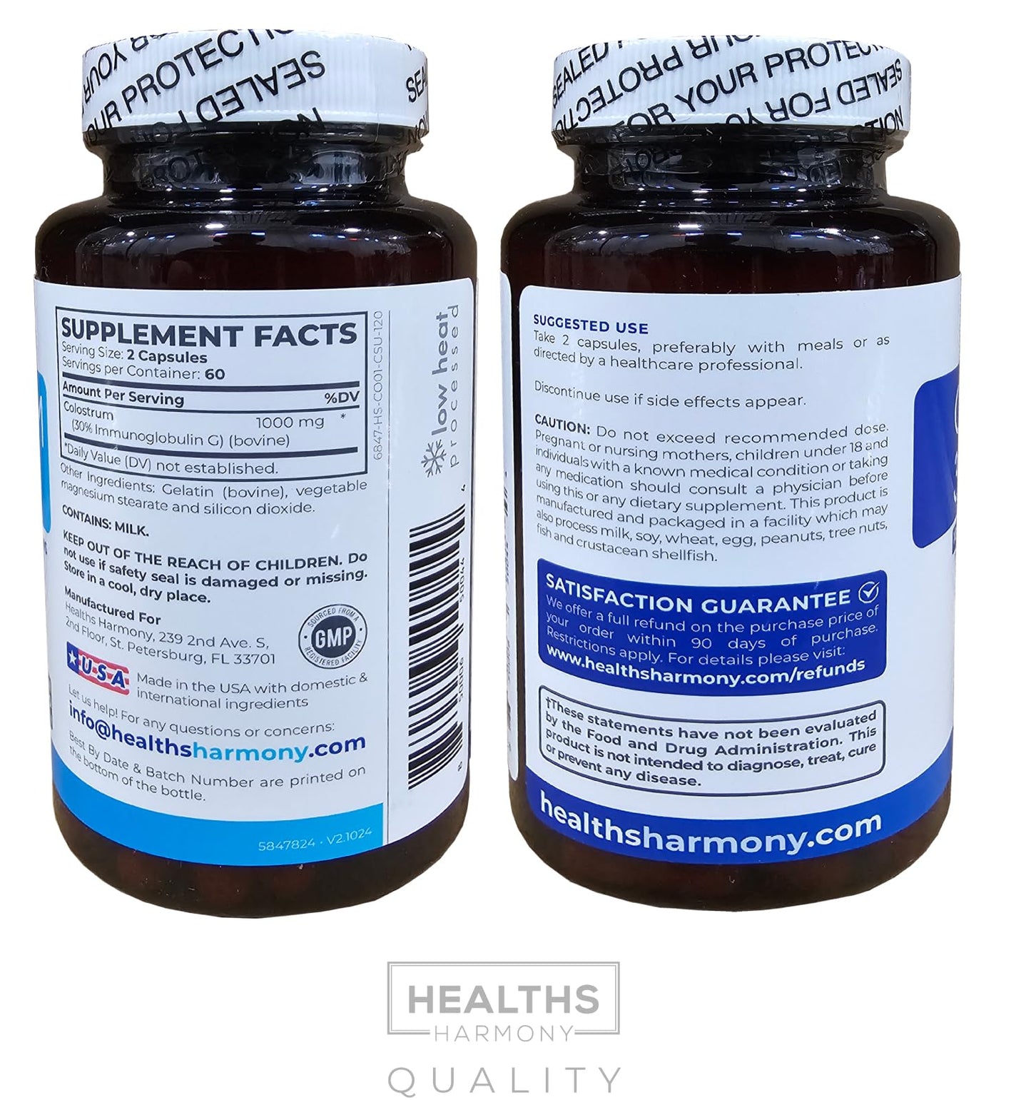 Bovine Colostrum for Women – 1,000mg per Serving, 30% IgG, Made in USA