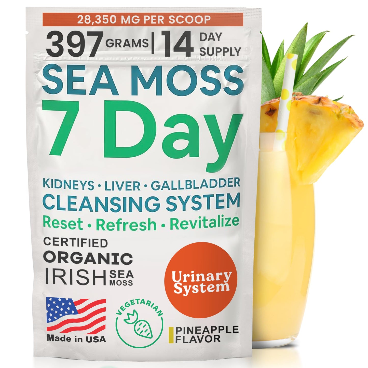 Atlantic Naturals Sea Moss 7 Day Detox – Liver, Gallbladder & Kidney Cleanse