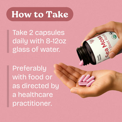 Atlantic Naturals Sea Moss with Beet Root Capsules – Premium Irish Sea Moss Multivitamin (120 ct) | Immune Support, Circulation & Athletic Performance