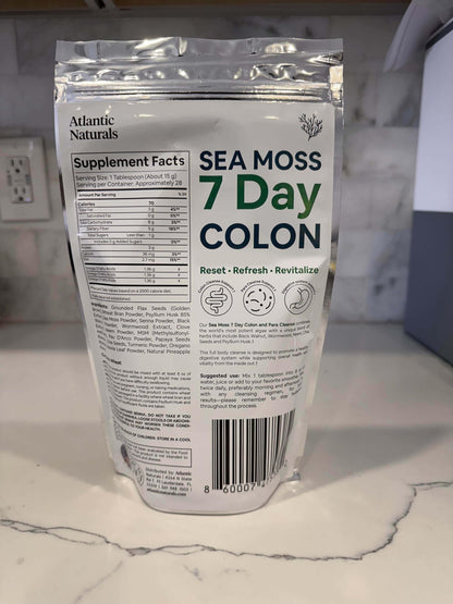 Atlantic Naturals Sea Moss Digestive Support Drink Mix – Pineapple 14oz (7-Day)