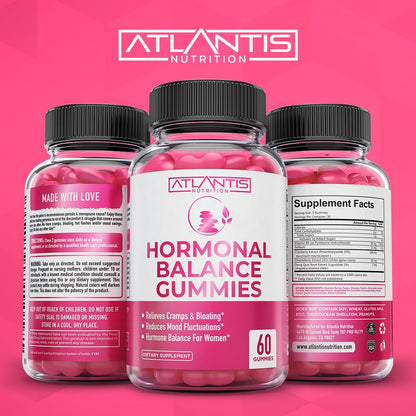 Atlantis Nutrition Hormonal Balance Gummies for Women – PMS Relief & Menopause Support
