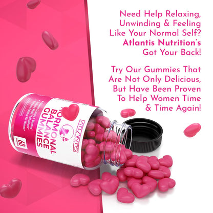 Atlantis Nutrition Hormonal Balance Gummies for Women – PMS Relief & Menopause Support