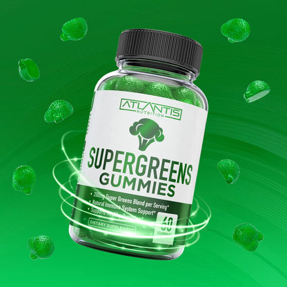 Atlantis Nutrition Supergreens Gummies - Immunity Support (60 ct)