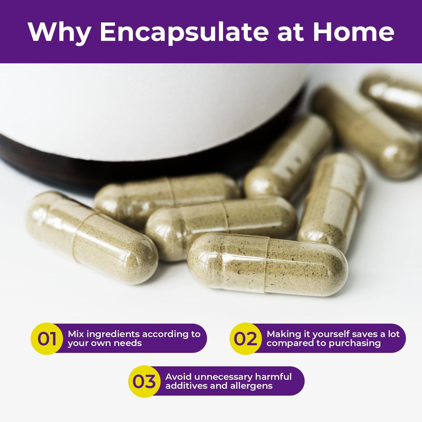 ATLEMISME Pullulan Empty Capsules Size 0 – Vegan, 100 Count