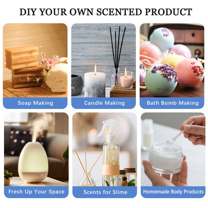 Atlodas 12 Natural Essential Oils Set | Organic Diffuser Aromatherapy Oils