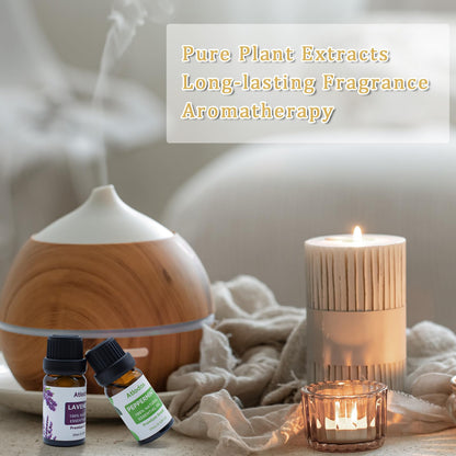 Atlodas 12 Natural Essential Oils Set | Organic Diffuser Aromatherapy Oils