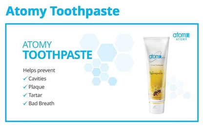 Atomy Toothpaste Propolis 5-Pack (5 x 7.05 oz) – Fluoride Toothpaste