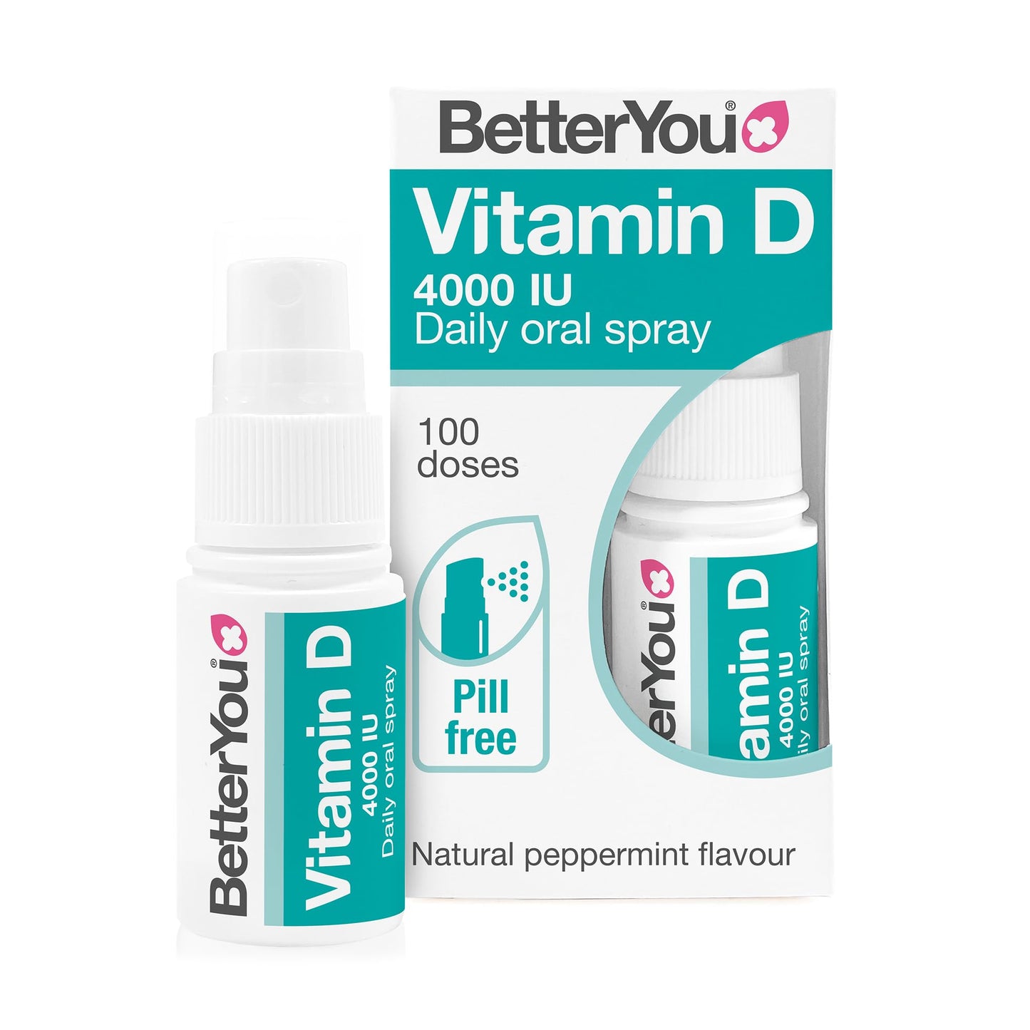 Atrilly DLux4000 Vitamin D Oral Spray | Vitamin D3 Supplement | Natural Peppermint Flavour