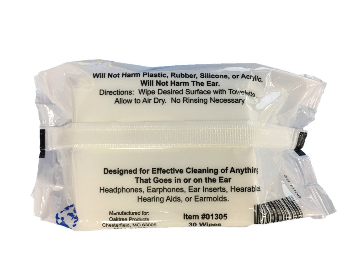 Audiologist's Choice Audiowipes Towelettes – Portable Pouch (Pack of 2)