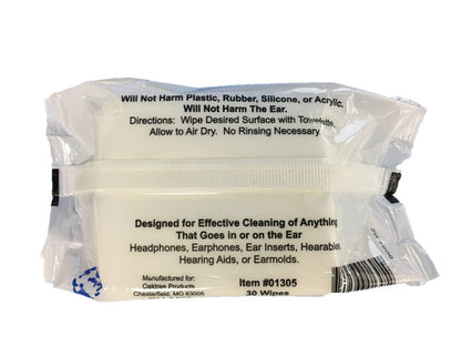 Audiologist's Choice Audiowipes Towelettes – Portable Pouch (Pack of 2)