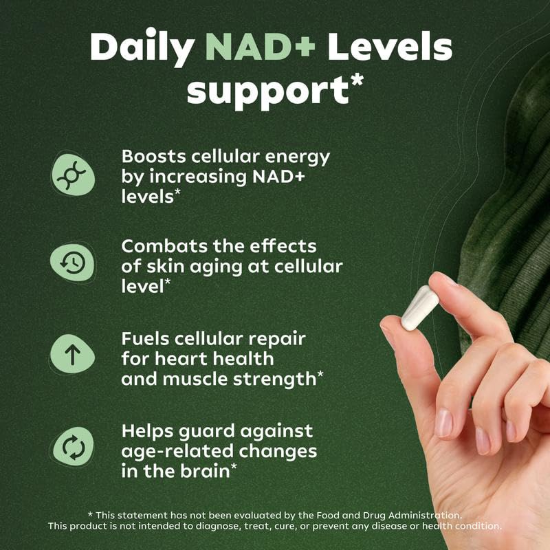Auivty NAD+ Nicotinamide Riboside with Resveratrol – Liposomal, 900mg, 90 Capsules