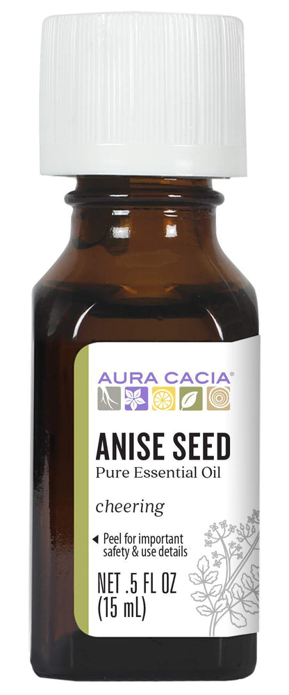 Aura Cacia Anise Seed Essential Oil - 100% Pure, 0.5 fl oz